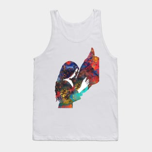 Girl with horse Tank Top